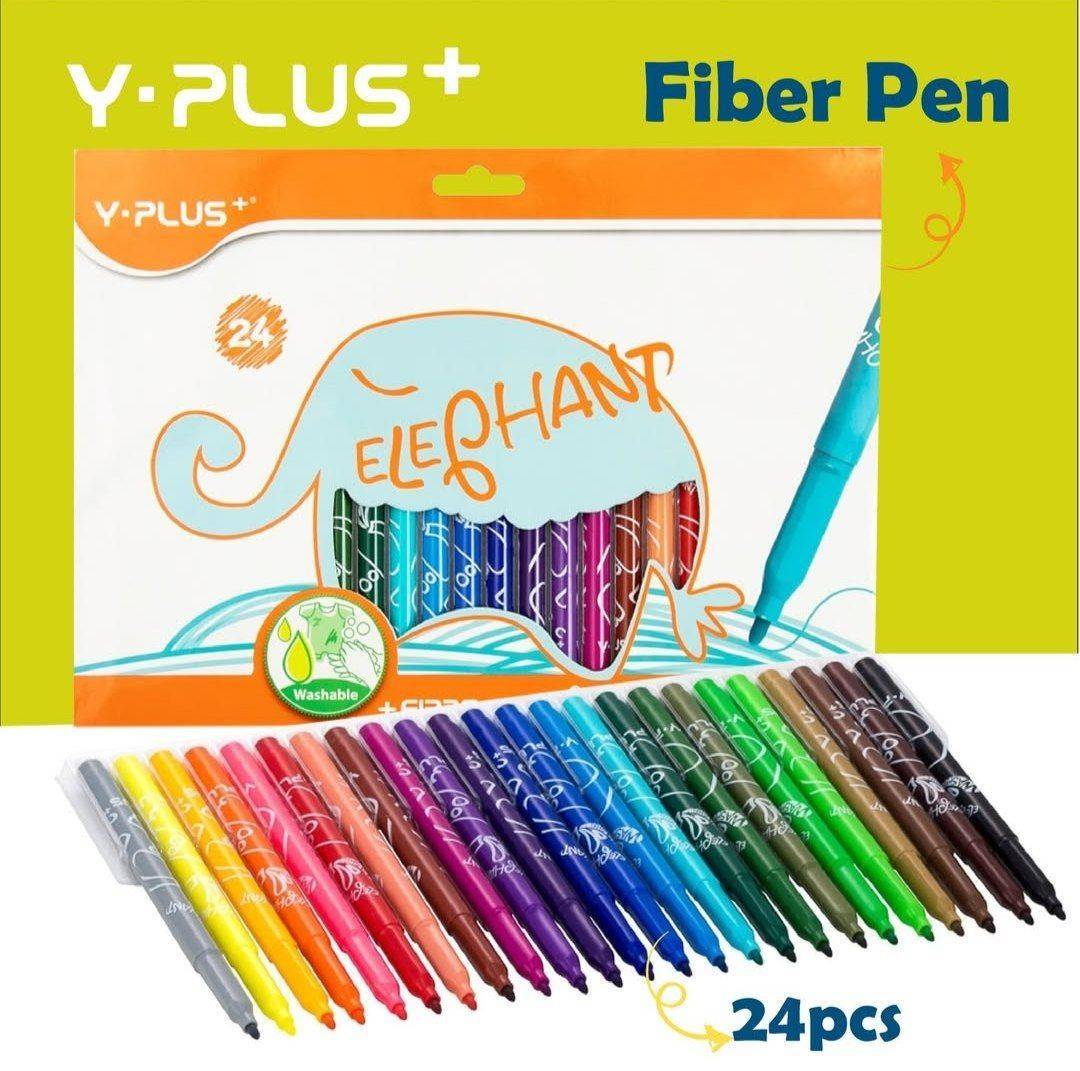 ماژیک 24 نقاشی طرح فیل  Y-Plus