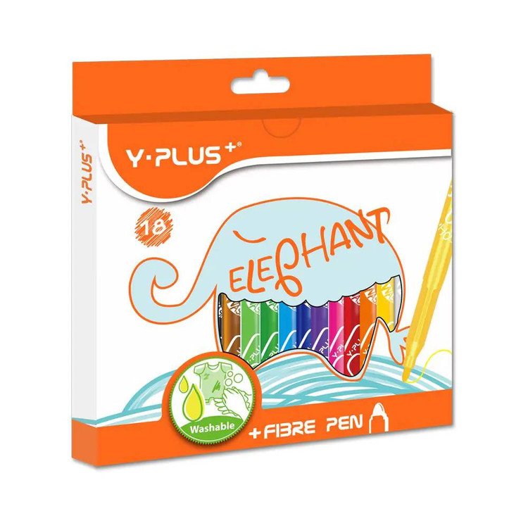 ماژیک 18 نقاشی طرح فیل Y-Plus