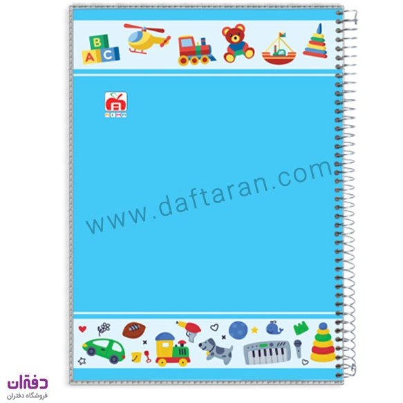 دفتر سه خط سیمی نهال 60 برگ